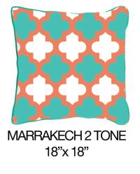 Marrakech 2 Tone Green/Orange